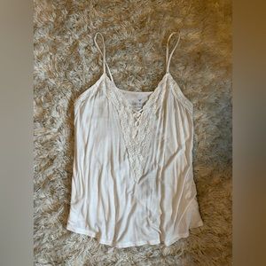 American eagle, size medium, lacy white tanktop